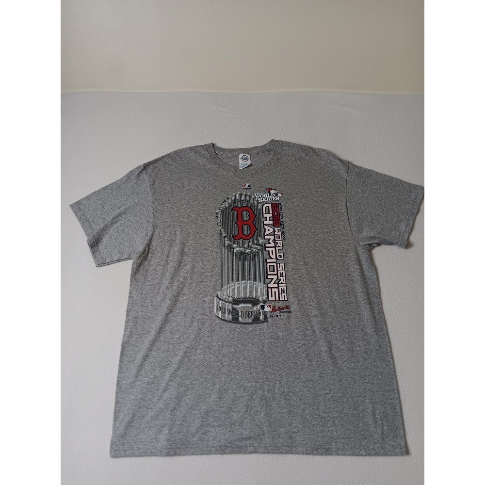 Boston Red Sox Shirt Mens XL MLB 2013 World Series Champions Delta Pro Weight